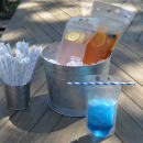 Tablecraft 10683 32 oz To Go Beverage Pouch - Polyethylene, Clear thumbnail 8