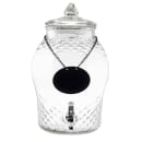 Tablecraft 10699 2 Gallon Round Glass Beverage Dispenser - Clear thumbnail 2