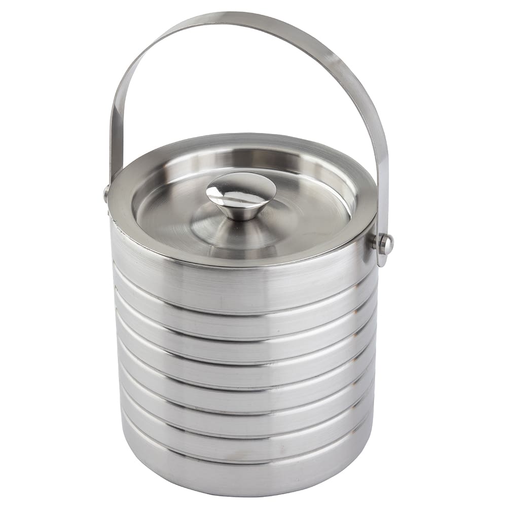 Tablecraft 10700 1 7/10 qt Ice Bucket - Stainless Steel, Brushed Finish