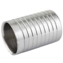 Tablecraft 10701 7 1/4 Double Walled Wine Cooler - Brushed Stainless Steel thumbnail 2