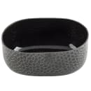 Tablecraft 10703 28 oz Oval Serving Bowl - 6 1/2"L x 4 3/4"W x 2 3/8"H, Aluminum, Black Crackle thumbnail 2