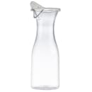 Tablecraft 10716 19 oz Carafe w/ Plastic Lid - Polycarbonate, Clear thumbnail 2