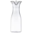 Tablecraft 10716 19 oz Carafe w/ Plastic Lid - Polycarbonate, Clear thumbnail 3