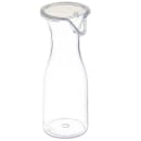 Tablecraft 10716 19 oz Carafe w/ Plastic Lid - Polycarbonate, Clear thumbnail 4