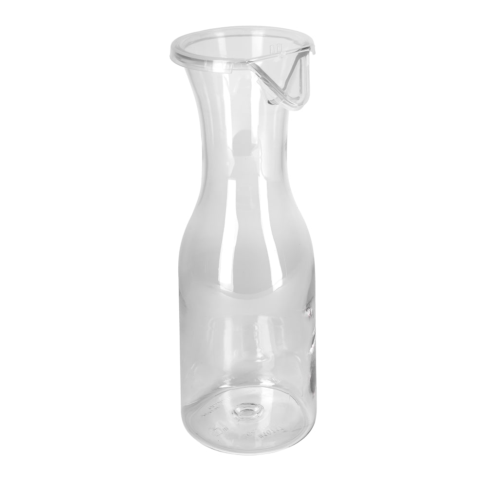 Tablecraft 10717 36 oz Carafe w/ Plastic Lid - Polycarbonate, Clear