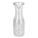 Tablecraft 10717 36 oz Carafe w/ Plastic Lid - Polycarbonate, Clear thumbnail 4