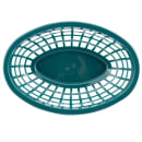 Tablecraft 1071FG Oval Side Order Basket - 8" x 5 1/4" x 2", Polyethylene, Forest Green thumbnail 4