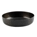 Tablecraft 10736 8 1/2" Round Platter - Aluminum, Black Crackle thumbnail 2