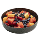 Tablecraft 10736 8 1/2" Round Platter - Aluminum, Black Crackle thumbnail 6