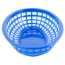 Tablecraft 1074BL Classic Oval Basket - 9 1/4" x 6 " x 1 3/4", Polyethylene, Royal Blue thumbnail 3