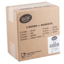 Tablecraft 1074BL Classic Oval Basket - 9 1/4" x 6 " x 1 3/4", Polyethylene, Royal Blue thumbnail 5