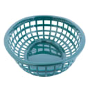 Tablecraft 1074FG Classic Basket - 9 1/4" x 6 " x 1 3/4", Polyethylene, Oval, Forest Green thumbnail 3