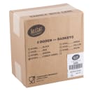 Tablecraft 1074FG Classic Basket - 9 1/4" x 6 " x 1 3/4", Polyethylene, Oval, Forest Green thumbnail 5