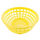 Tablecraft 1074Y Classic Basket, 9 3/8" X 6" X 1 7/8 in, Oval, Poly, Yellow thumbnail 4