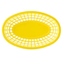 Tablecraft 1074Y Classic Basket, 9 3/8" X 6" X 1 7/8 in, Oval, Poly, Yellow thumbnail 5