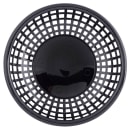 Tablecraft 1075BK Round Serving Basket, 8" x 2 3/8", Poly, Black thumbnail 2