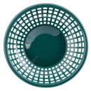 Tablecraft 1075FG Round Serving Basket, 8 x 2 3/8", Poly, Forest Green thumbnail 2