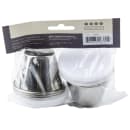 Tablecraft 10769 3 oz Ramekin w/ Clear Lid - Stainless Steel thumbnail 5