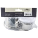 Tablecraft 10773 5 oz Ramekin w/ Clear Lid - Stainless Steel thumbnail 4