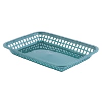 Tablecraft 1079R Platter Basket, 11 3/4 x 8 1/2 x 1 1/2", Rectangular, Red thumbnail 9