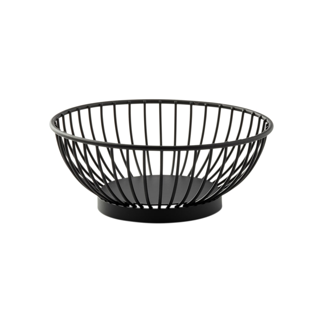 Tablecraft 10820 6" Parisian Collection Basket - Wire, Black