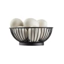 Tablecraft 10820 6" Parisian Collection Basket - Wire, Black thumbnail 3