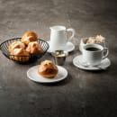 Tablecraft 10820 6" Parisian Collection Basket - Wire, Black thumbnail 6