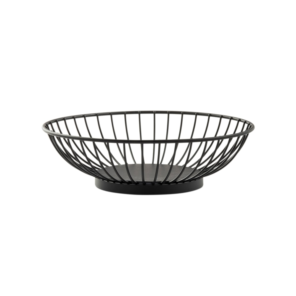 Tablecraft 10821 8" Parisian Collection Basket - Wire, Black