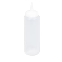 Tablecraft 108C Squeeze Dispenser, 8 oz, Clear, Dozen thumbnail 8
