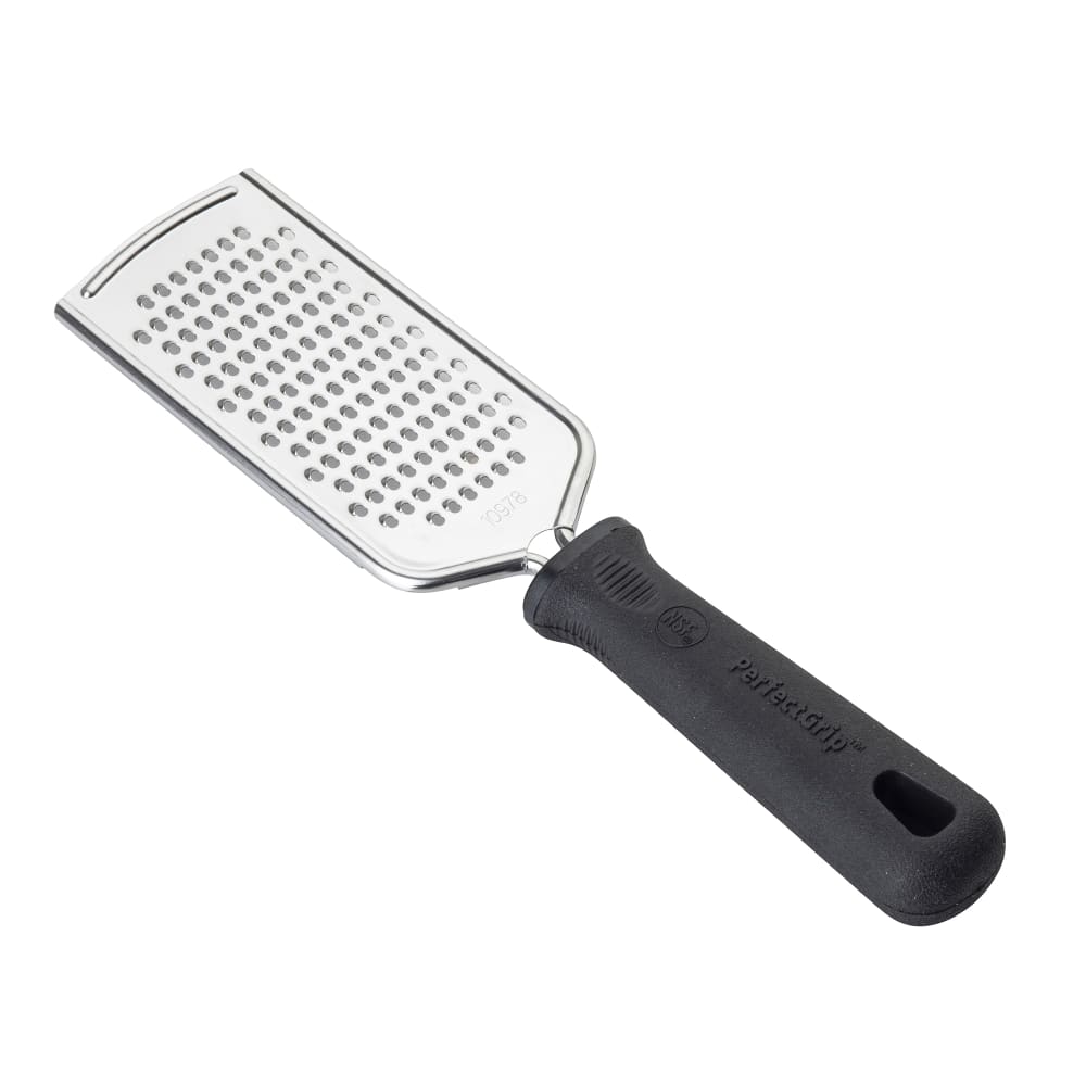 Tablecraft 10978 Grater w/ Small Holes, Ergonomic Soft Grip Handle