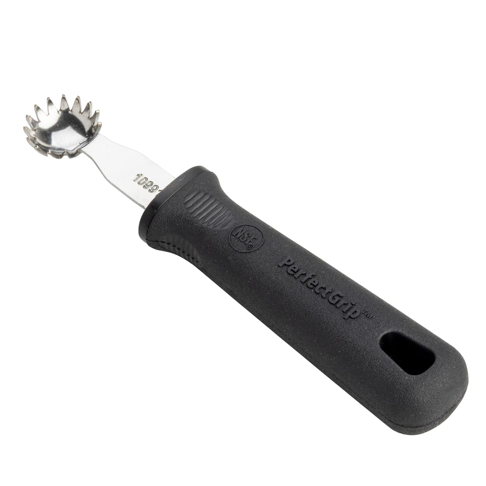 Tablecraft 10991 6 1/4" Tomato Stem Corer w/ Ergonomic Soft Grip Handle