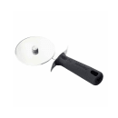 Tablecraft 10992 4" Pizza Cutter w/ Black Ergonomic Handle, Stainless Steel thumbnail 2