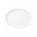 Tablecraft 11146 15" x 11 1/4" Oval Pulito Collection™ Platter - Melamine, White thumbnail 2
