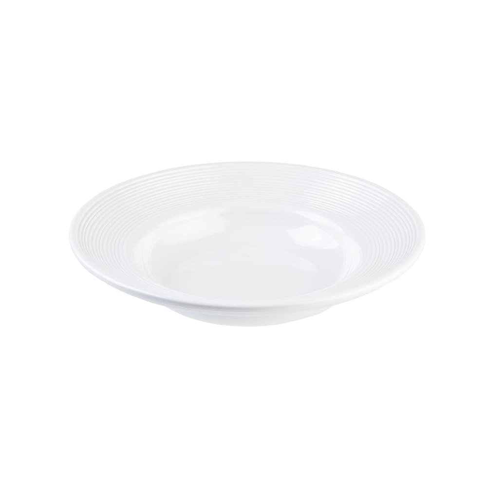 Tablecraft 11147 28 oz Round Melamine Pasta Bowl, White