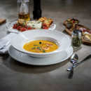 Tablecraft 11147 28 oz Round Melamine Pasta Bowl, White thumbnail 6