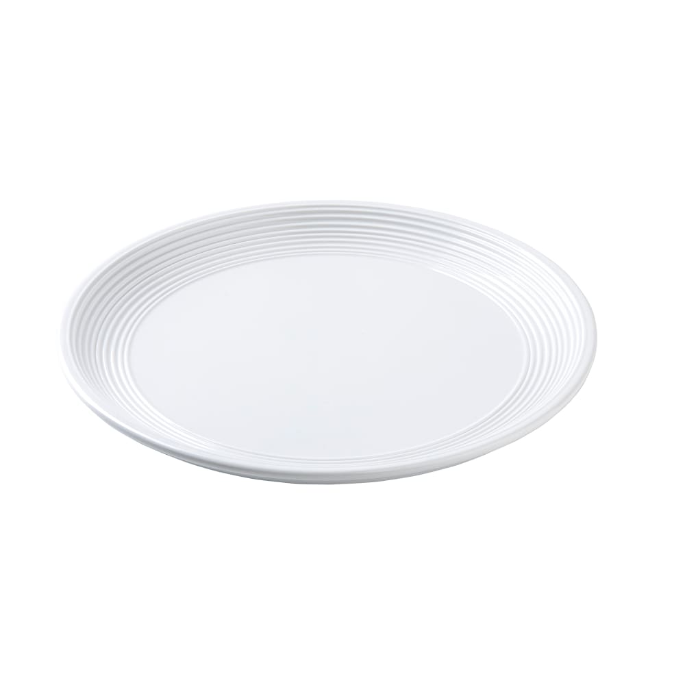 Tablecraft 11148 10 1/2" Round Melamine Dinner Plate, White