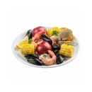 Tablecraft 11148 10 1/2" Round Melamine Dinner Plate, White thumbnail 3