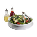 Tablecraft 11148 10 1/2" Round Melamine Dinner Plate, White thumbnail 5