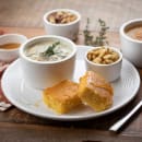 Tablecraft 11148 10 1/2" Round Melamine Dinner Plate, White thumbnail 7