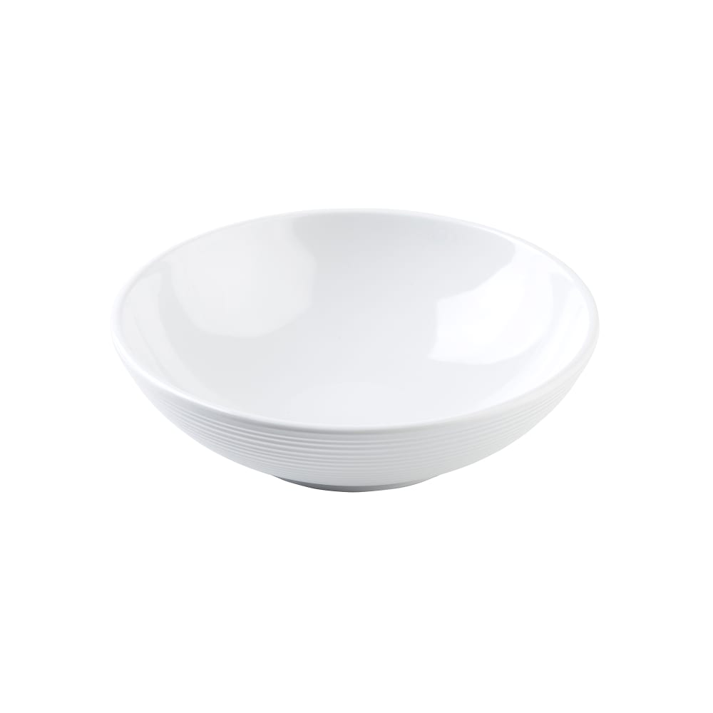 Tablecraft 11150 48 oz Round Melamine Dinner Bowl, White