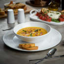 Tablecraft 11150 48 oz Round Melamine Dinner Bowl, White thumbnail 6