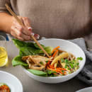 Tablecraft 11150 48 oz Round Melamine Dinner Bowl, White thumbnail 7