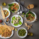 Tablecraft 11150 48 oz Round Melamine Dinner Bowl, White thumbnail 8