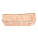 Tablecraft 1116W Handwoven Basket, 9 x 3 1/2 x 2", Polypropylene, Rectangular thumbnail 3