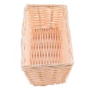 Tablecraft 1116W Handwoven Basket, 9 x 3 1/2 x 2", Polypropylene, Rectangular thumbnail 4