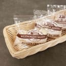 Tablecraft 1116W Handwoven Basket, 9 x 3 1/2 x 2", Polypropylene, Rectangular thumbnail 6