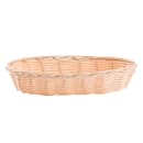 Tablecraft 1117W Handwoven Basket, 9 x 3 1/2 x 2", Polypropylene, Oblong thumbnail 2