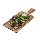 Tablecraft 11182 Rectangular Serving Paddle - 12" x 7", Melamine, Olive Wood thumbnail 4
