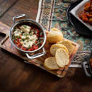 Tablecraft 11182 Rectangular Serving Paddle - 12" x 7", Melamine, Olive Wood thumbnail 6