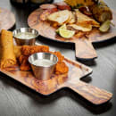 Tablecraft 11182 Rectangular Serving Paddle - 12" x 7", Melamine, Olive Wood thumbnail 7